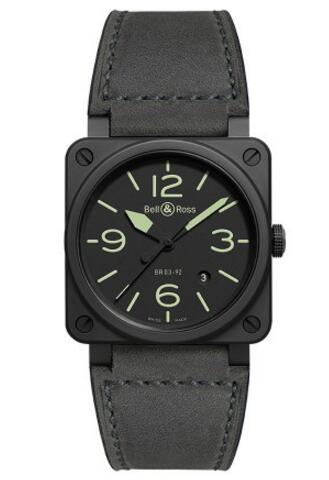 For the cool design style, this replica Bell&Ross watch deeply shows the masculine feeling