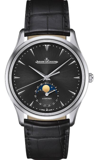 The black Jaeger-LeCoultre is a best choice for gentle men. 