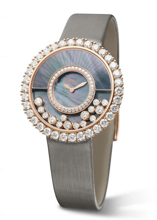 Swiss made fake watches are graceful and valuable with rose gold decoration.
